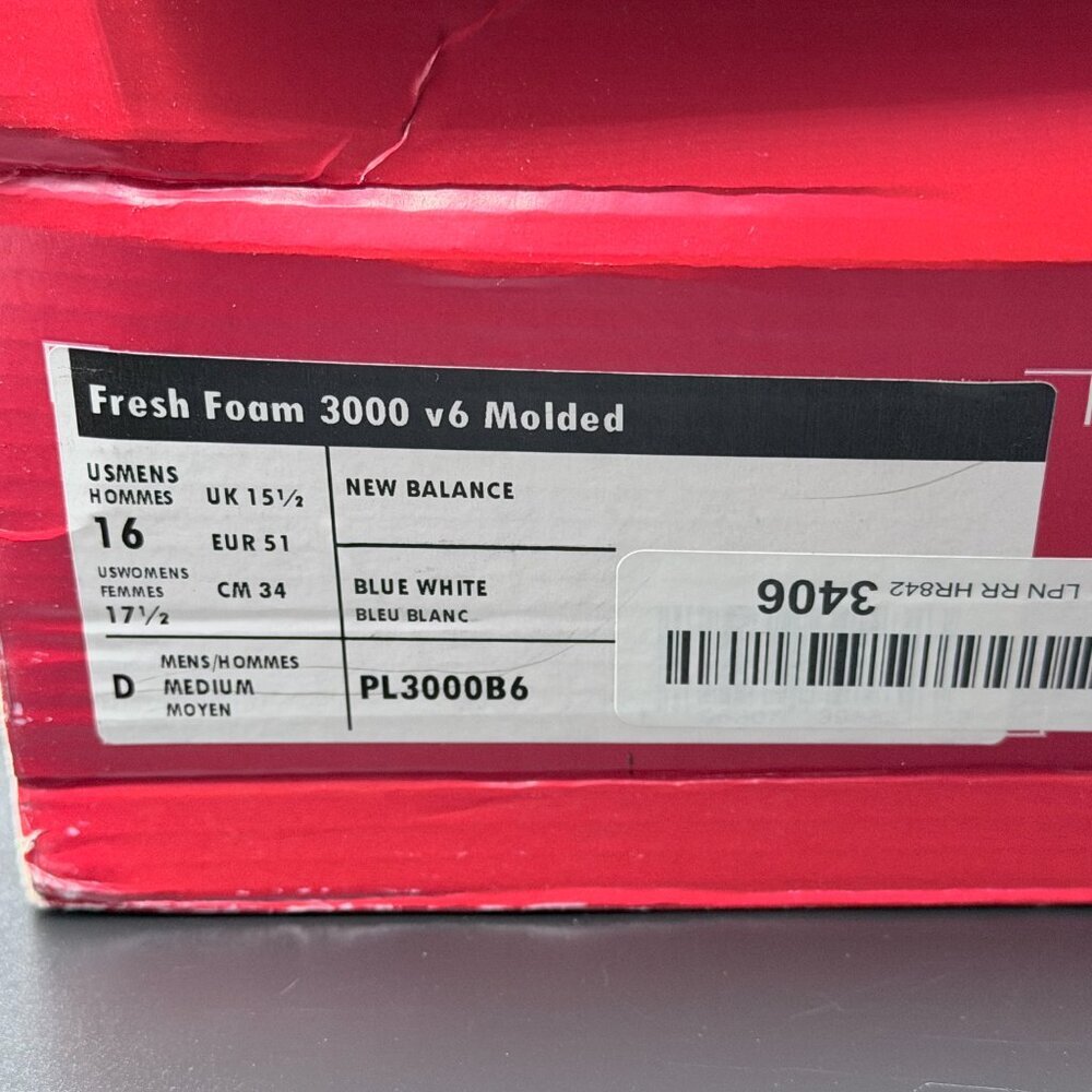 New Balance 3000v6 Men's Low Molded Baseball Cleats - Picture 8 of 9